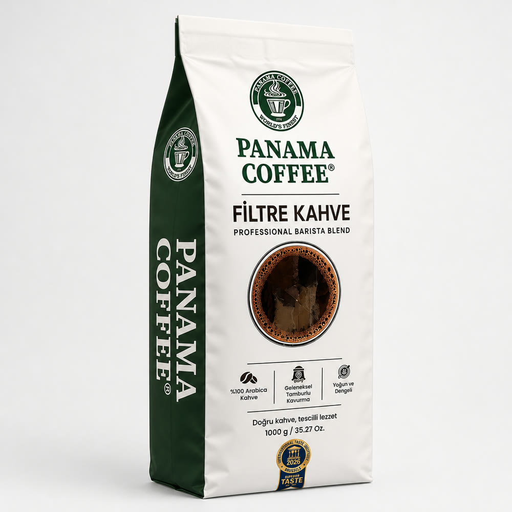 Panama Coffee — AI ambalaj görseli