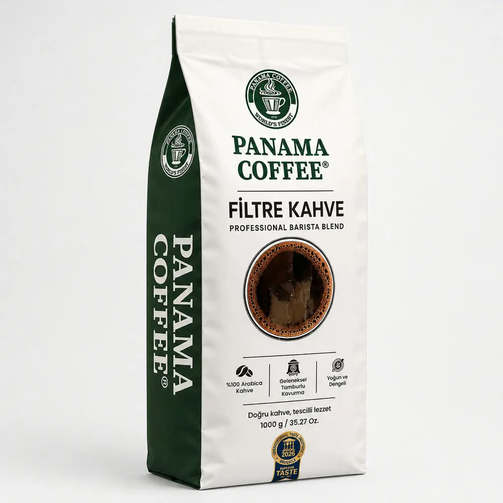 Panama Coffee — AI ambalaj görseli