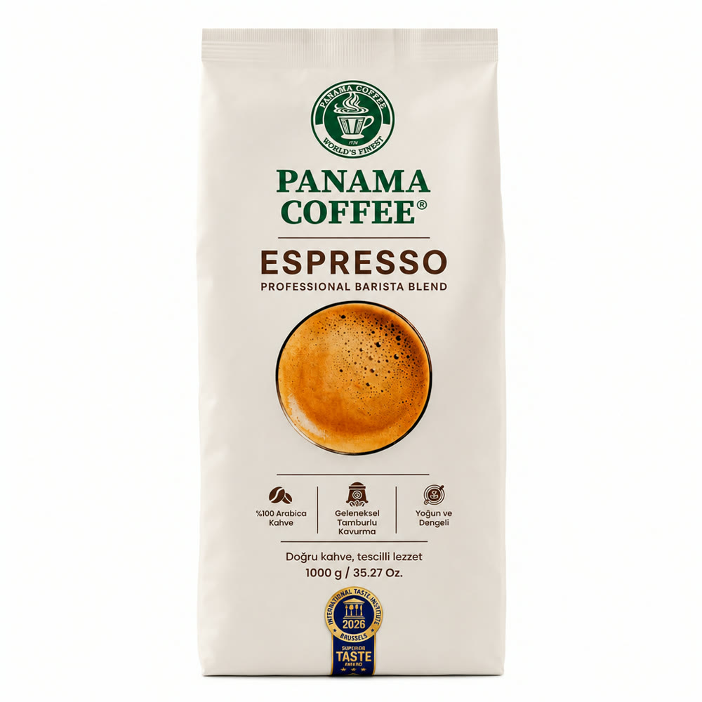 Panama Coffee — AI ambalaj görseli